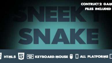 Sneaky Snake Construct 2 HTML 5 game