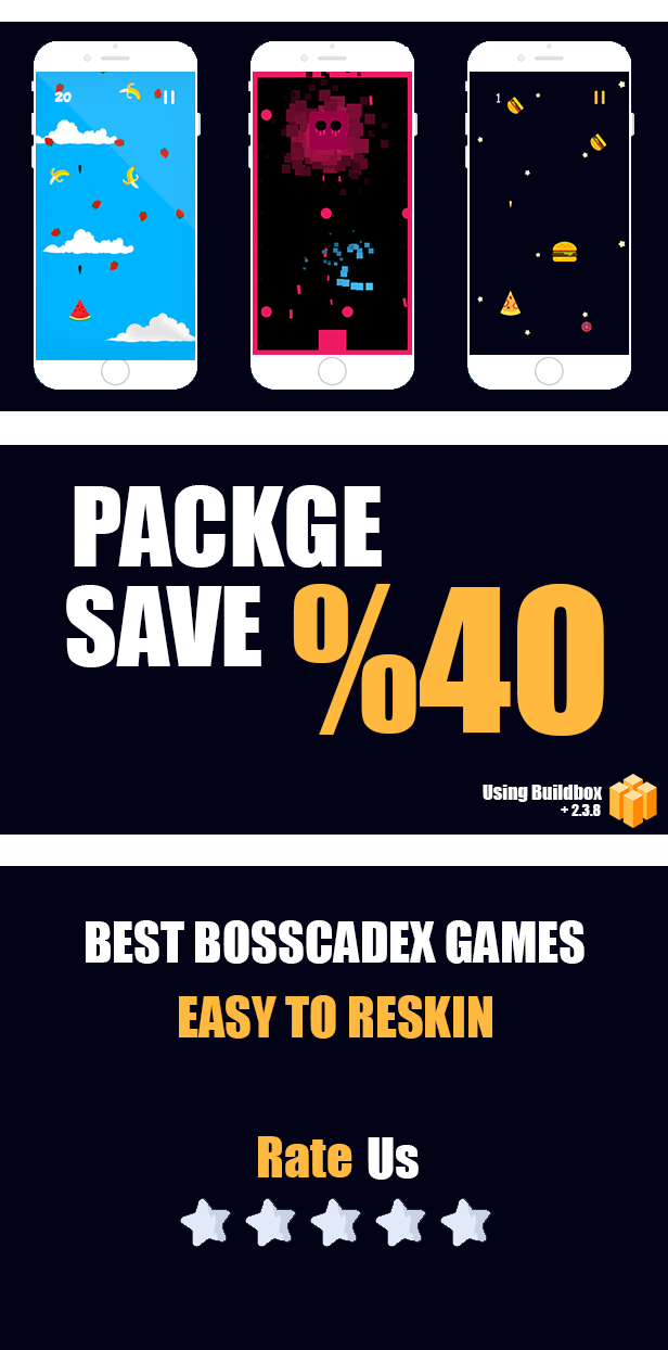 MEGA BUNDLE BEST 3 BUILDBOX IOS XCODE GAMES - AVEC ADMOB - 4