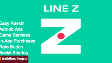 Line Z + Admob + Leaderboard + IAP