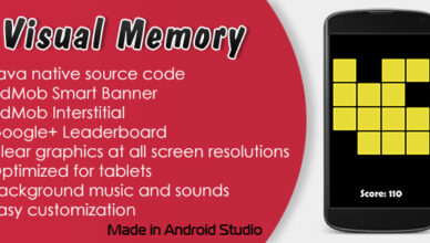 Visual memory game with AdMob and Leaderboard