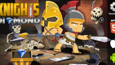 Knights Diamond - HTML5 game (CAPX)