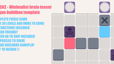 Blockz - A unique Brain Teaser Buildbox template