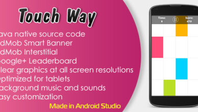 Touch Way with AdMob and Leaderboard