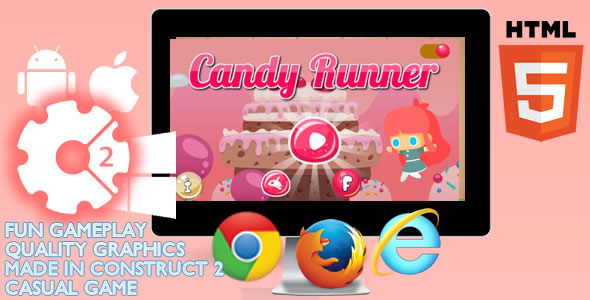 Candy Runner Game - Article CodeCanyon à vendre