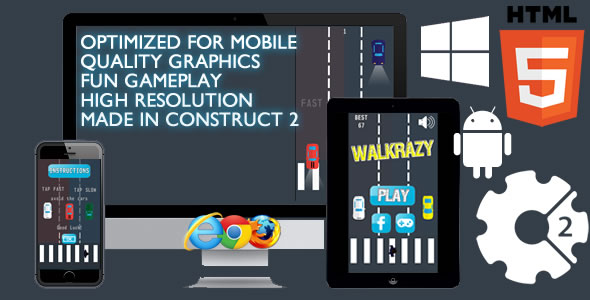Walkrazy Game - Article CodeCanyon à vendre