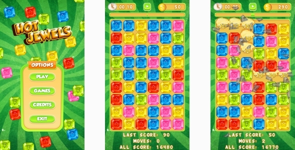 Mummy Sweets - HTML5 Game 20 Levels + Mobile Version!  (Construction 3 | Construct 2 | Capx) - 60