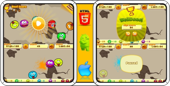 Gold Miner Jack - Jeu HTML5 20 niveaux + Version mobile !  (Construire 3 | Construire 2 | Capx) - 61
