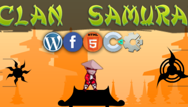 Clan Samurai - Clicker, html5, wordpress