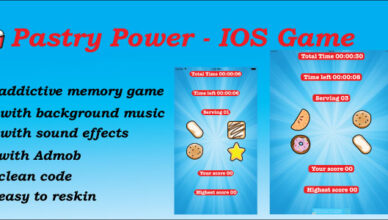 Pastry Power - IOS Memory Game