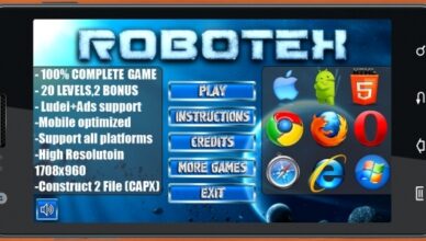 ROBOTEX: PUZZLE - 100% complete game!  (Construct 3 | Construct 2 | Capx)