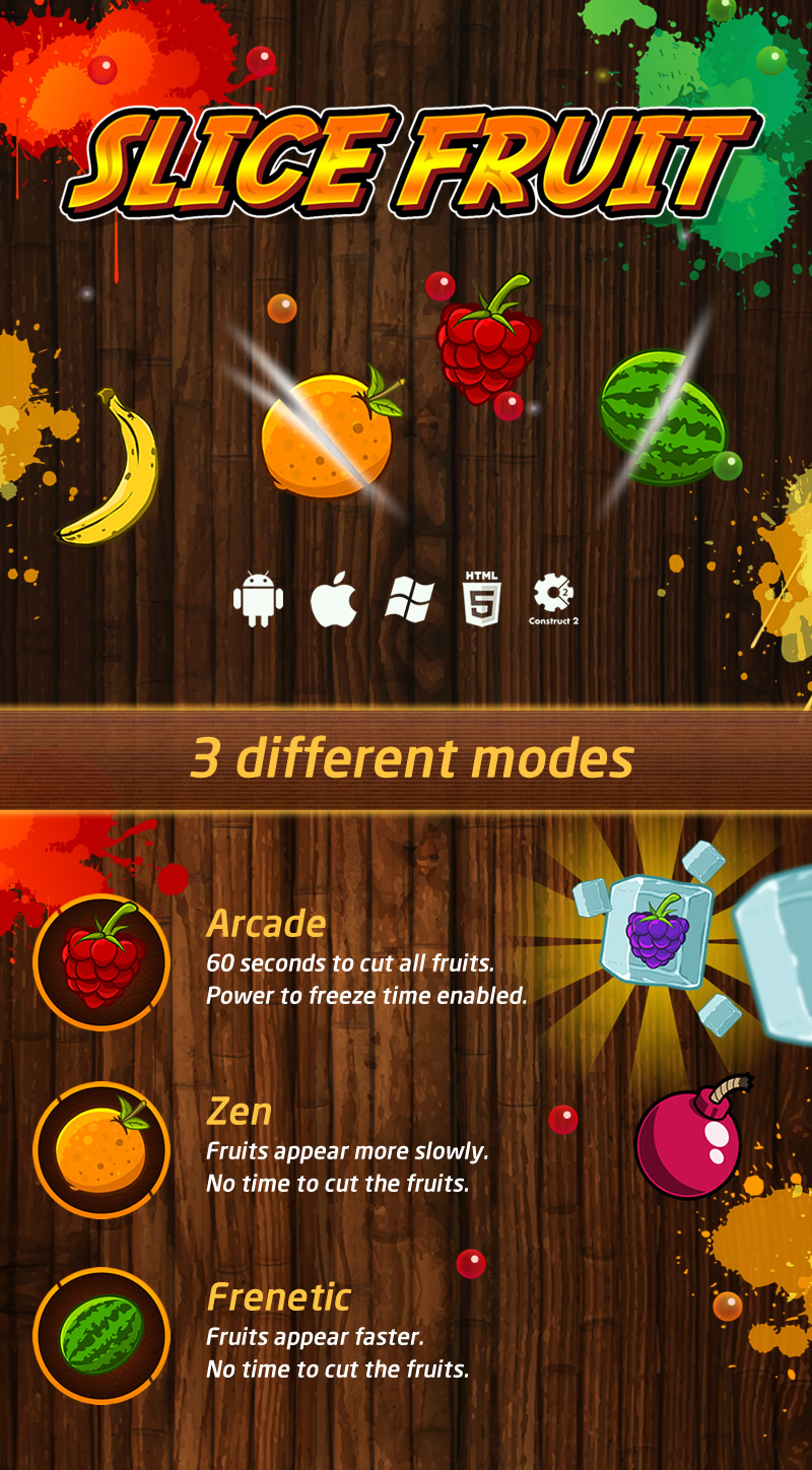 Slice Fruit - HTML5 Game (Capx) - 3