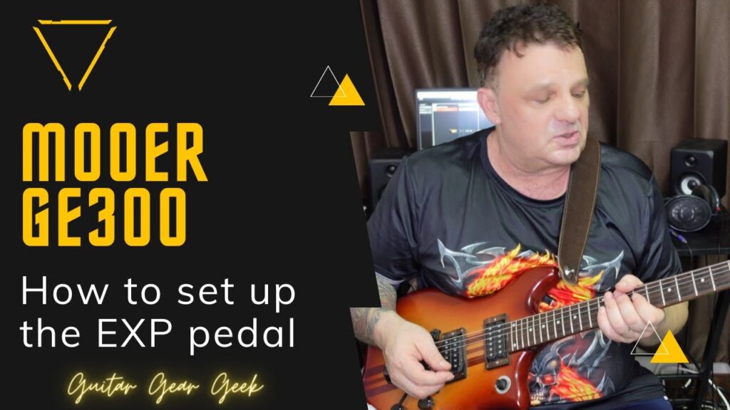 mooer GE 300 How to set the expression pedal