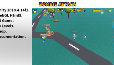 Zombie Attack - Html5 Unity Game