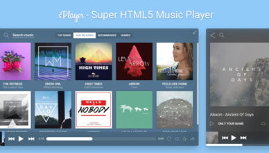 sPlayer - Lecteur de musique Super HTML5