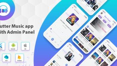 Flutter App Music avec panneau d'administration