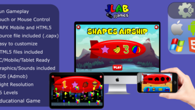 Shapes Airship - Educational Game (CAPX - Mobile and HTML5)