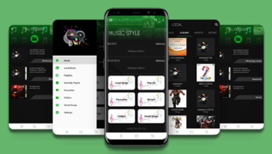 Application de lecteur de musique élégante avec Admob Ads