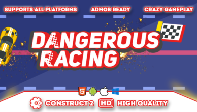 Dangerous Racing - HTML5 Game
