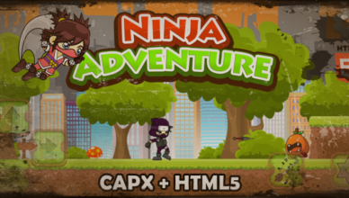 Ninja Adventure - Construct 2 Html5 Game