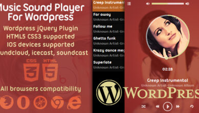 Plugin de lecteur de musique pour Wordpress