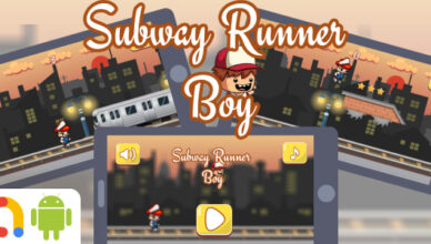 Subway Runner Boy Android Game with AdMob + Ready to Publish