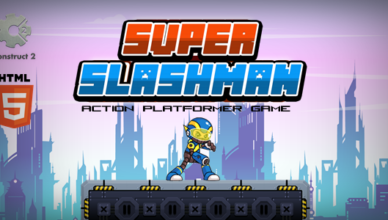 Super Slashman - Construct 2 Html5 Game