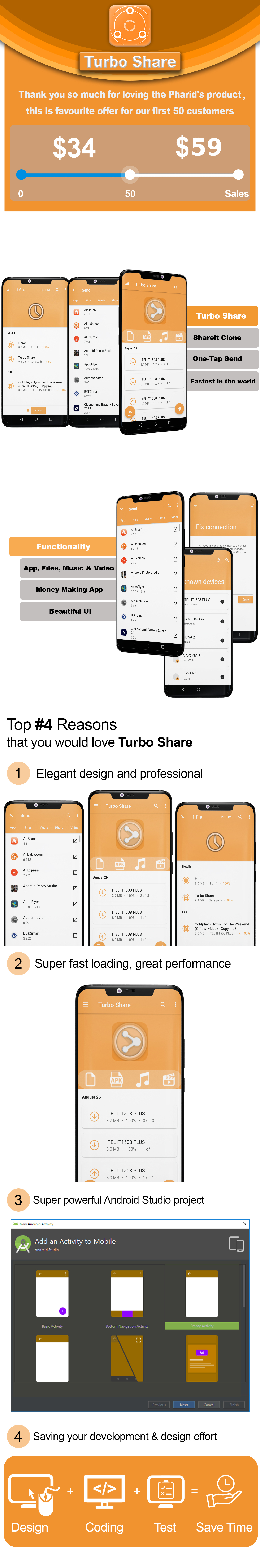 Turbo Share - ShareIt Clone |  Ultimate Transfer and Share - 2