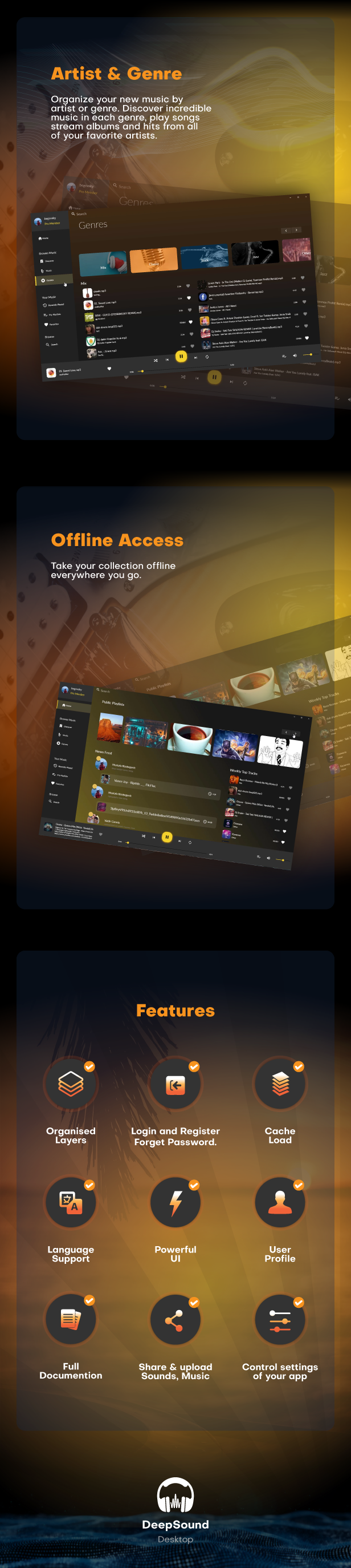 DeepSound Desktop - Une application de plate-forme de partage de sons et de musique Windows - 6
