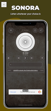 SONORE |  Modèle d'application de lecteur de musique pour iPhone iOS (Swift) - 13