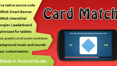 Card game with AdMob and Leaderboard