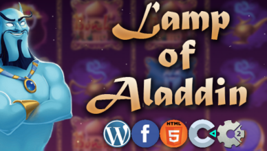 Lamp of Aladdin - slot machine 2020, html5 game