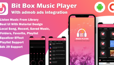 Lecteur de musique Android Bit Box - avec des publicités admob