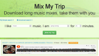 MixMyTrip - Téléchargez de longs mixes musicaux