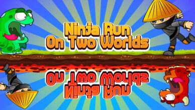 Ninja Run On Two Worlds (CAPX and HTML5)