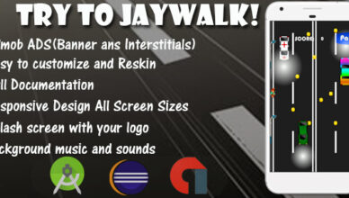 Try Jaywalk!  - Android game template with Admob (Android Studio + Eclipse)