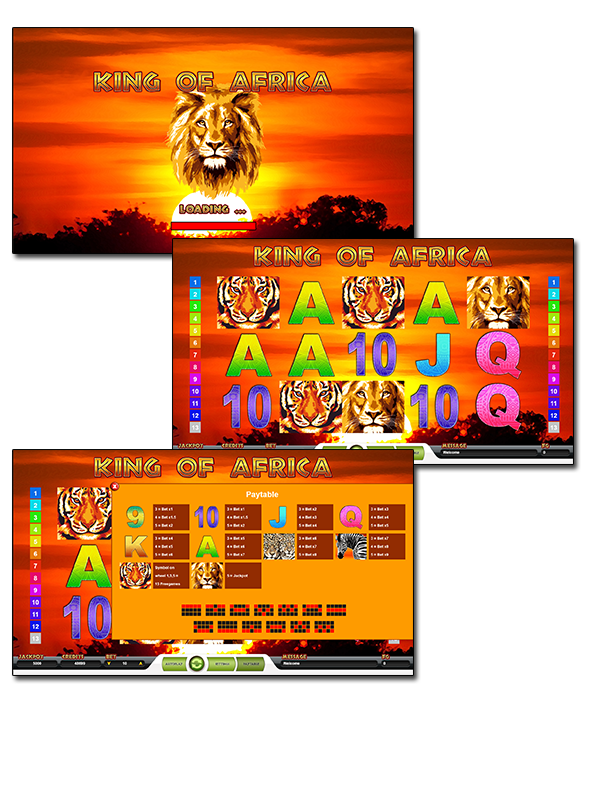 King of Africa - HTML5 Casino Game - 1