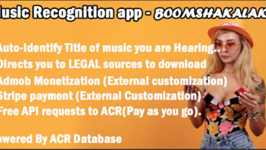 Application d'identification et de reconnaissance de titres musicaux - BoomShakalaka
