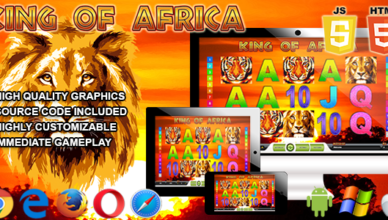 King of Africa - HTML5 Casino Game