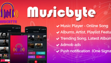 MusicByte (Android) - application de lecteur de musique MP3 en ligne