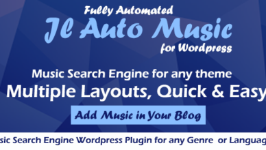 Plugin Wordpress pour moteur de recherche de musique MP3 automatique