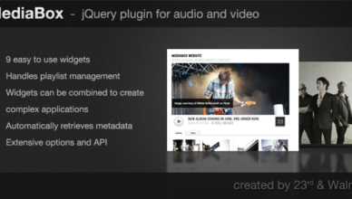 MediaBox - Plugin jQuery pour l'audio et la vidéo