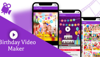 Créateur de vidéos d'anniversaire avec musique - Application Android + Intégration Facebook