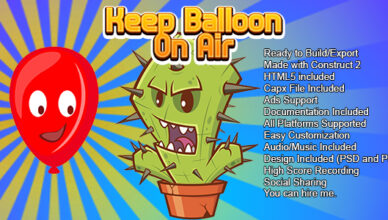 Keep balloon in the air (CAPX and HTML5)