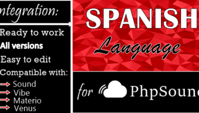 Langue espagnole pour phpSound - Plateforme de partage de musique