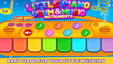 Little Piano Drum And Music Game For Kids + Admob + Android Studio