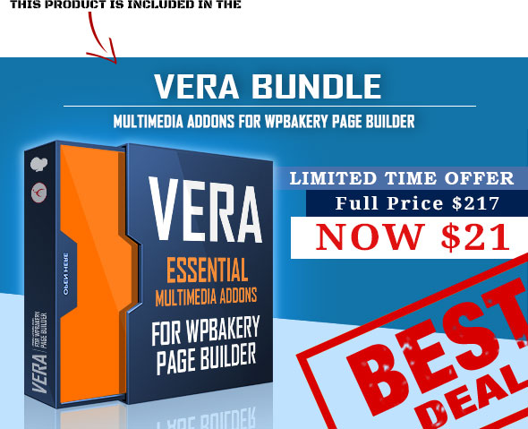 Vera - Essential Multimedia Add-ons for WPBakery Page Builder