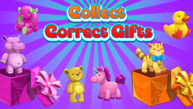 Collect the right gifts (CAPX and HTML5) Christmas game
