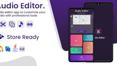 Éditeur audio - Application Android avec - Admob Ads