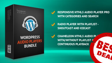 Ensemble de plugins WordPress pour lecteurs audio HTML5