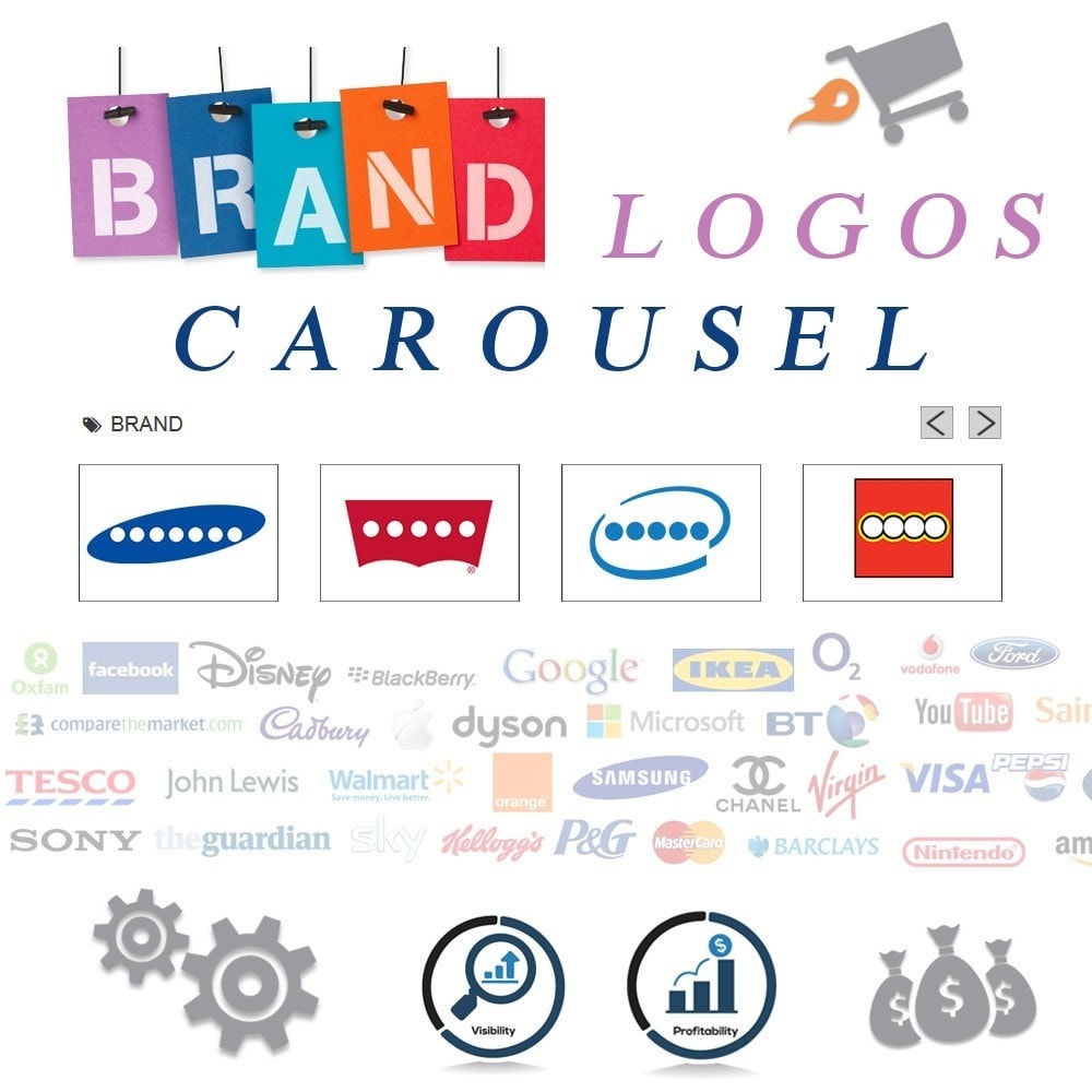 Carrousel de logo de marque réactif pour Prestashop - Article CodeCanyon à vendre